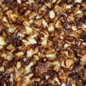 White Pie with Bacon & Ham